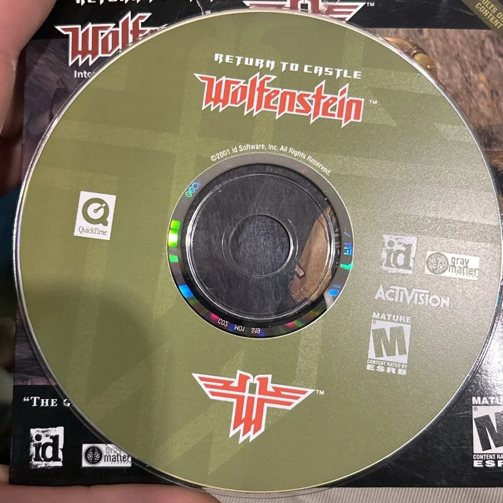 Return to Castle Wolfenstein (PC, 2001) Activision First-Person Shooter Game